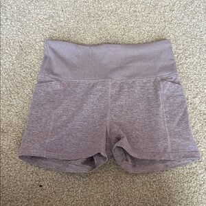 Zobha Women's Heathered pink Athletic Shorts